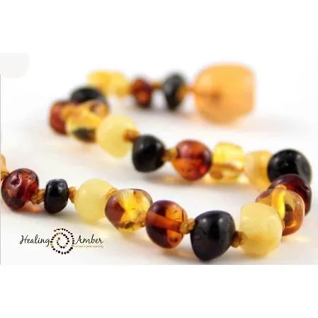 Healing Amber Baltic Amber Anklet/Bracelet - Multi