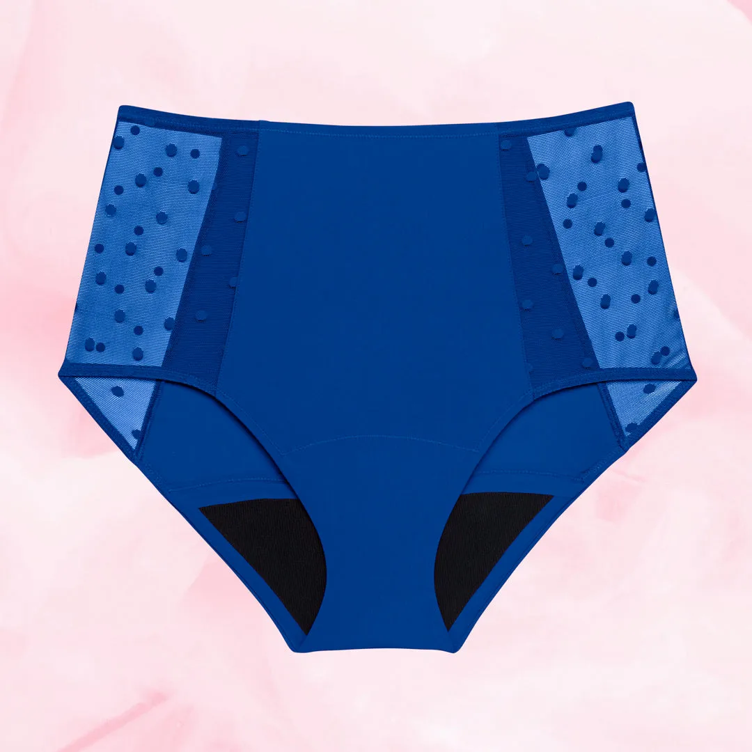 High Waist Dots Måttlig Mens Menstrosa