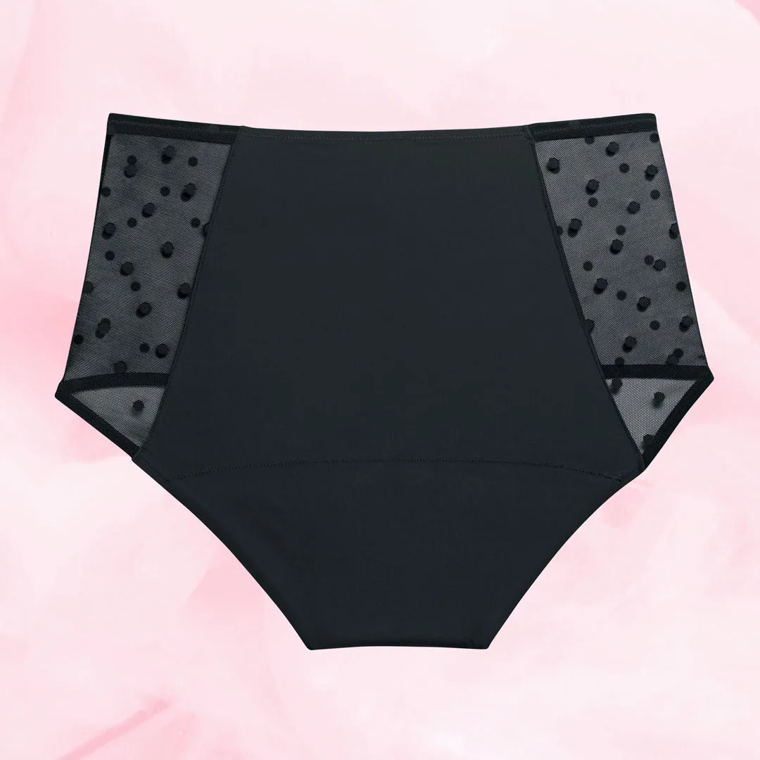 High Waist Dots Måttlig Mens Menstrosa