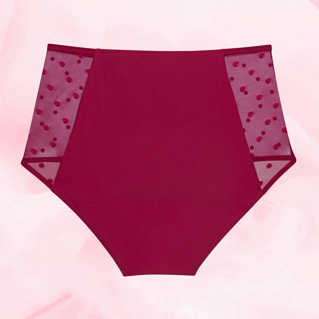 High Waist Dots Måttlig Mens Menstrosa