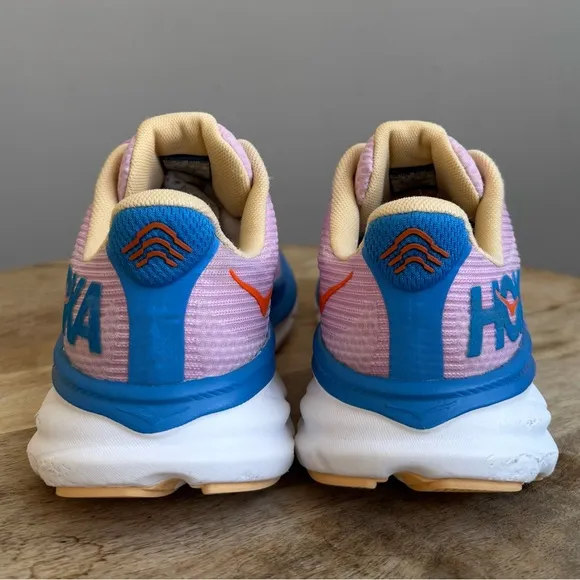 Hoka Clifton 9 Youth Size 6.5 Pink Running Shoes Athletic Sneakers Girl