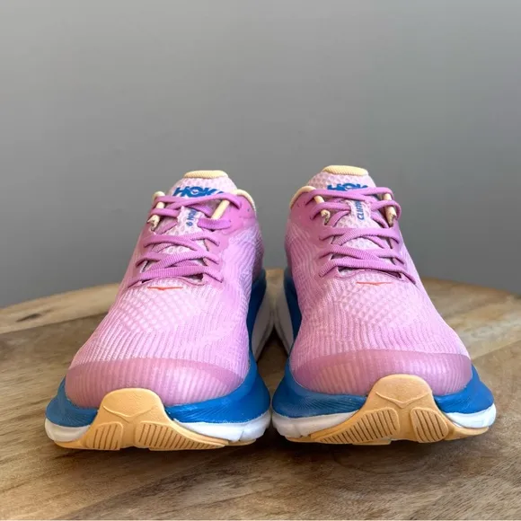Hoka Clifton 9 Youth Size 6.5 Pink Running Shoes Athletic Sneakers Girl