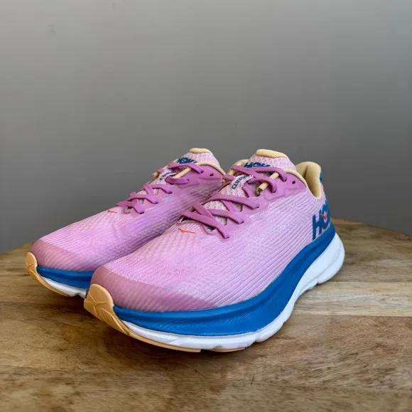 Hoka Clifton 9 Youth Size 6.5 Pink Running Shoes Athletic Sneakers Girl