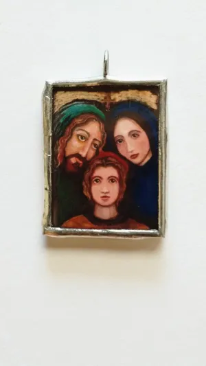 Holy Family Pendant Medal
