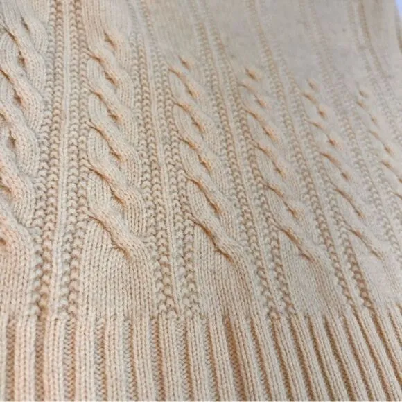 Jack &amp; Mary Designs Upcycled Bun Warmer Wool Cable Knit Skirt S