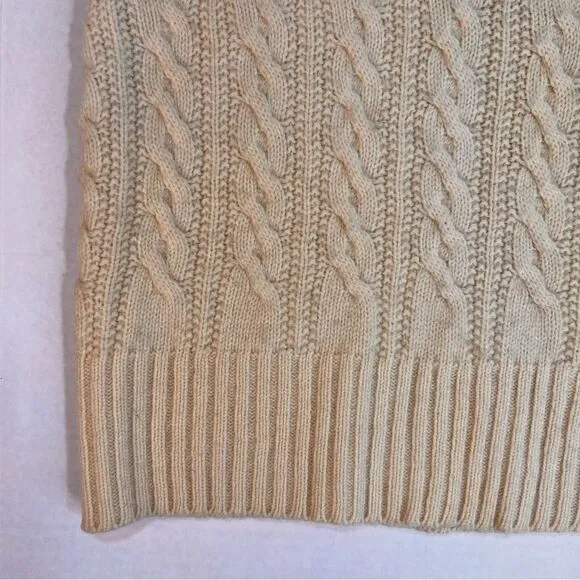 Jack &amp; Mary Designs Upcycled Bun Warmer Wool Cable Knit Skirt S