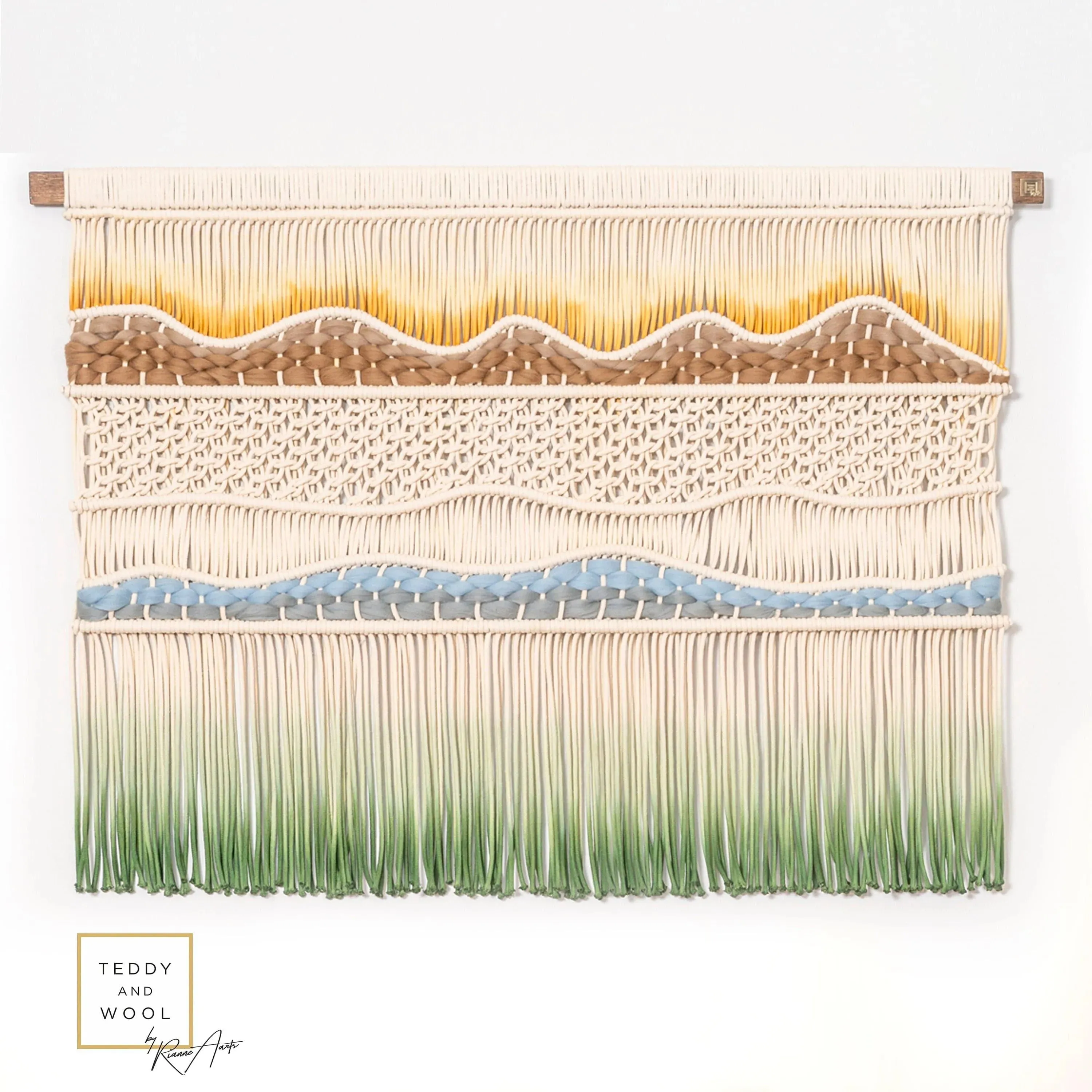 JANE Hand Dyed Wall Hanging Macrame