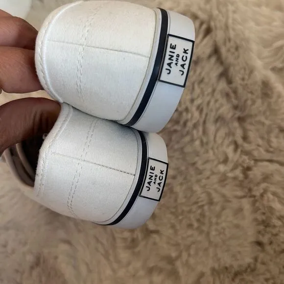 Janie &amp; Jacket Twill Sneaker White Size 12