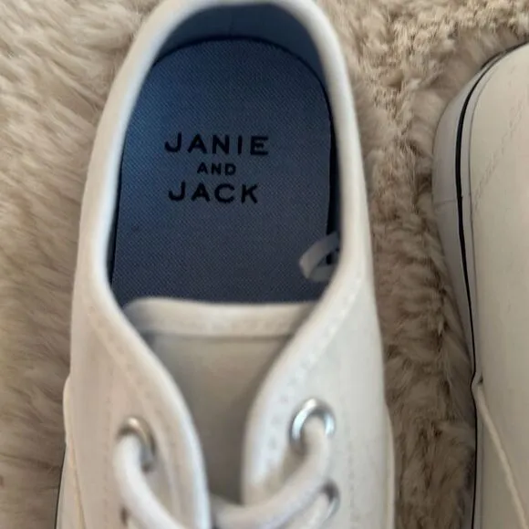 Janie &amp; Jacket Twill Sneaker White Size 12