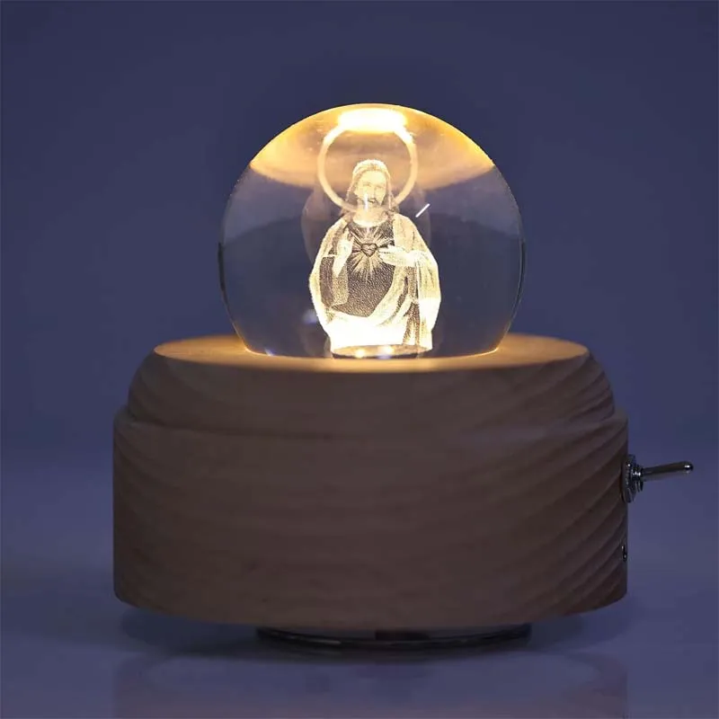 Jesus Glowing Crystal Ball
