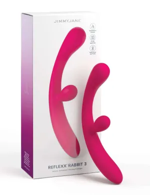 Jimmy Jane Reflexx Rabbit 3 - Pink Massager