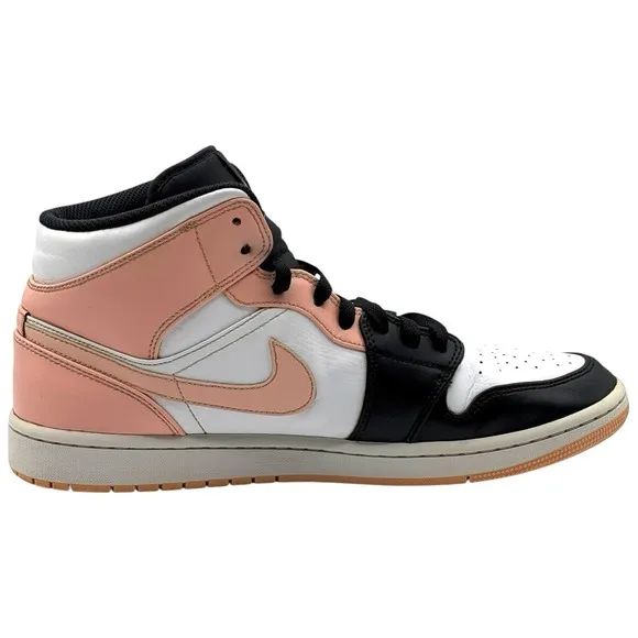Jordan 1 Mid Crimson Tint Men Size 11.5 US 10 UK Nike Athleisure Gym 554724-133