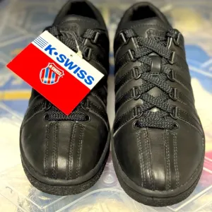 K-Swiss juniors all black classic new in box