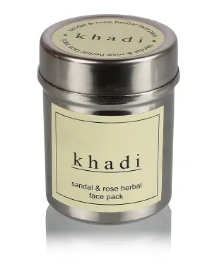 Khadi Natural Sandal & Rose Face Pack 50gm