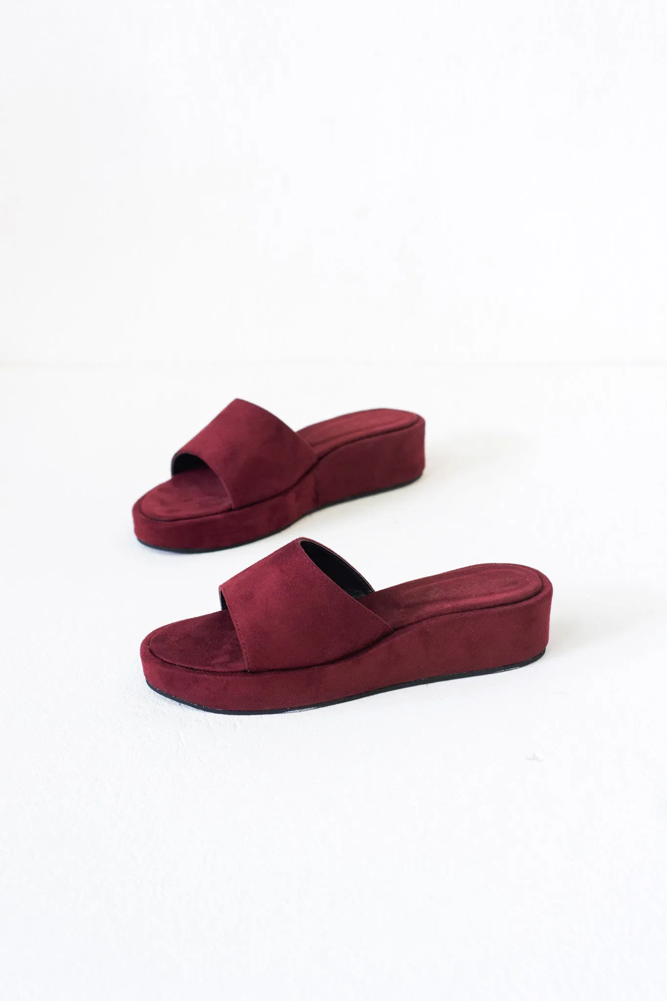 Kiara Open Toe Flatform Sliders