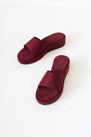 Kiara Open Toe Flatform Sliders