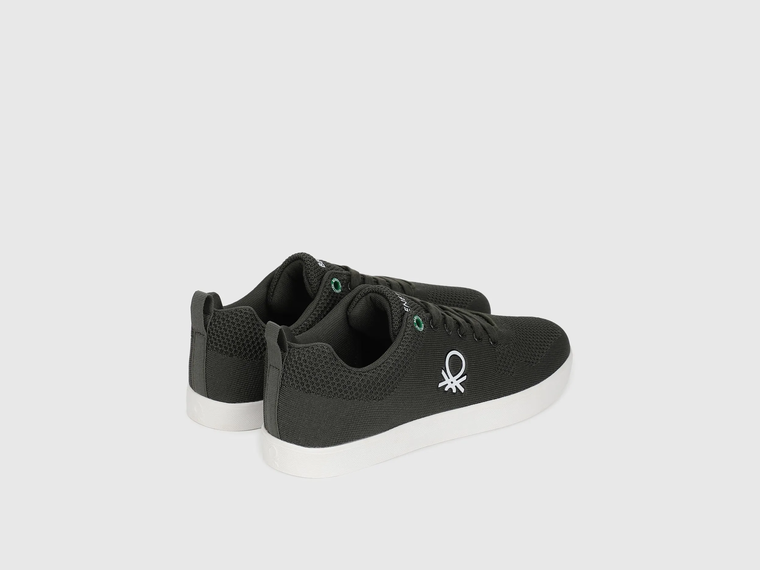 Knitted Solid Sneakers