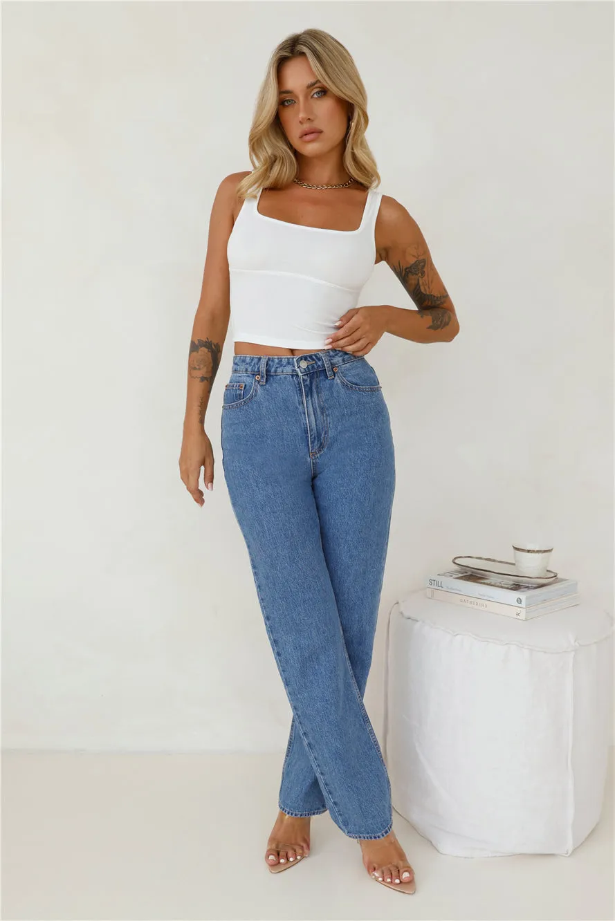 LEE High Straight 80 Jeans Blue