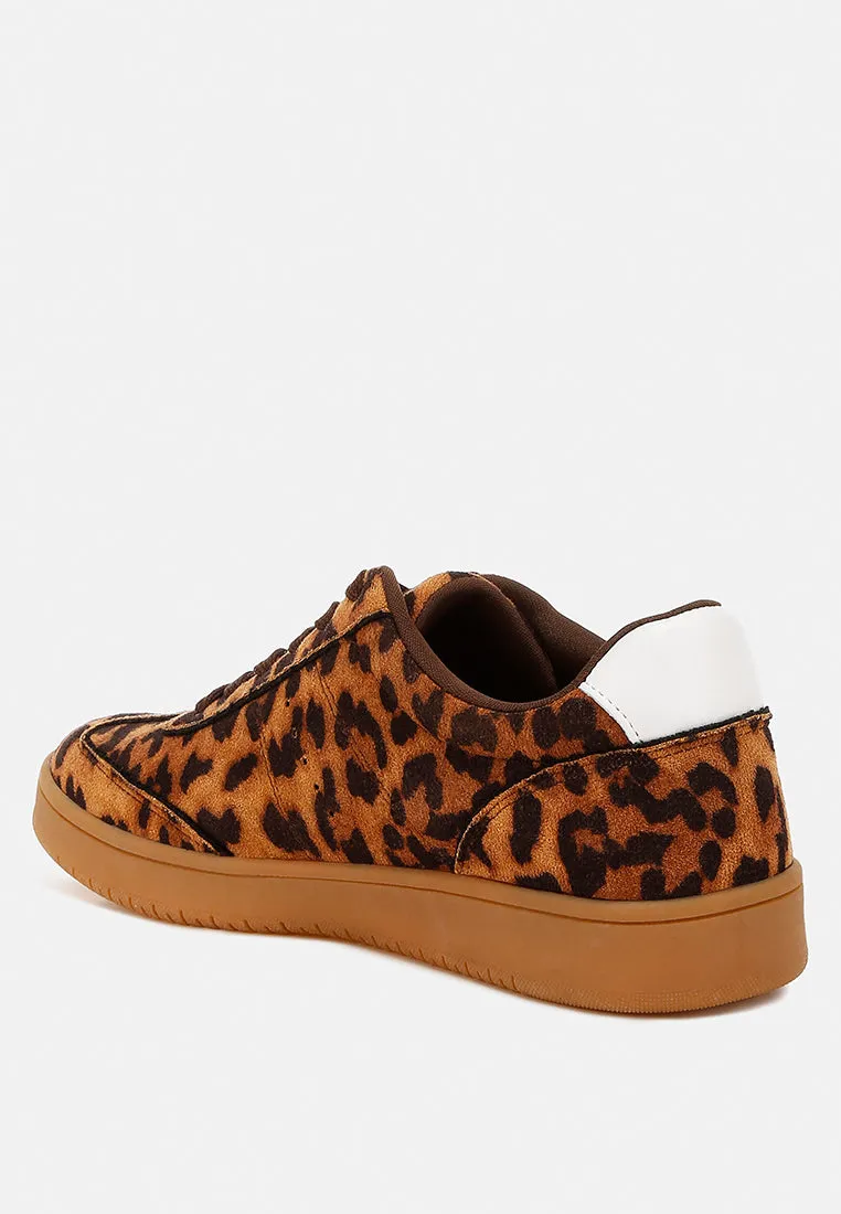 Leopard Chunky Sneakers By RUW