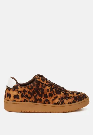 Leopard Chunky Sneakers By RUW