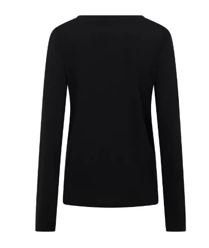Lorna Jane Lotus Long Sleeve Top - Black