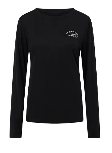 Lorna Jane Lotus Long Sleeve Top - Black