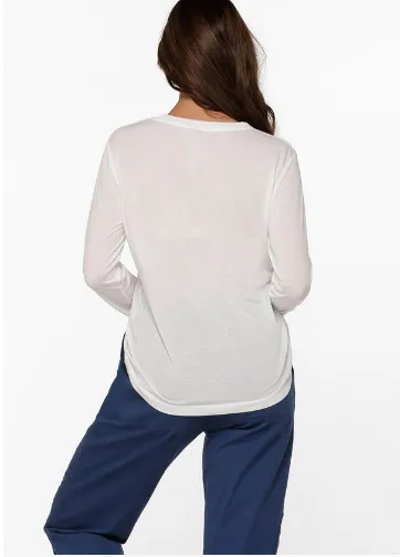 Lorna Jane Lotus Long Sleeve Top - White