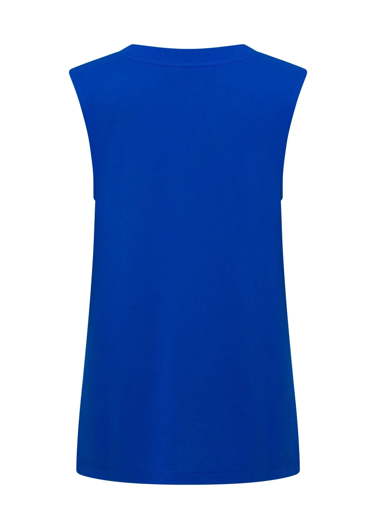 Lorna Jane Lotus Muscle Tank - Cobalt Blue