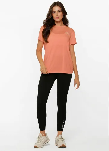 Lorna Jane Lotus T-Shirt - Sunset Orange