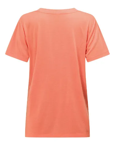 Lorna Jane Lotus T-Shirt - Sunset Orange