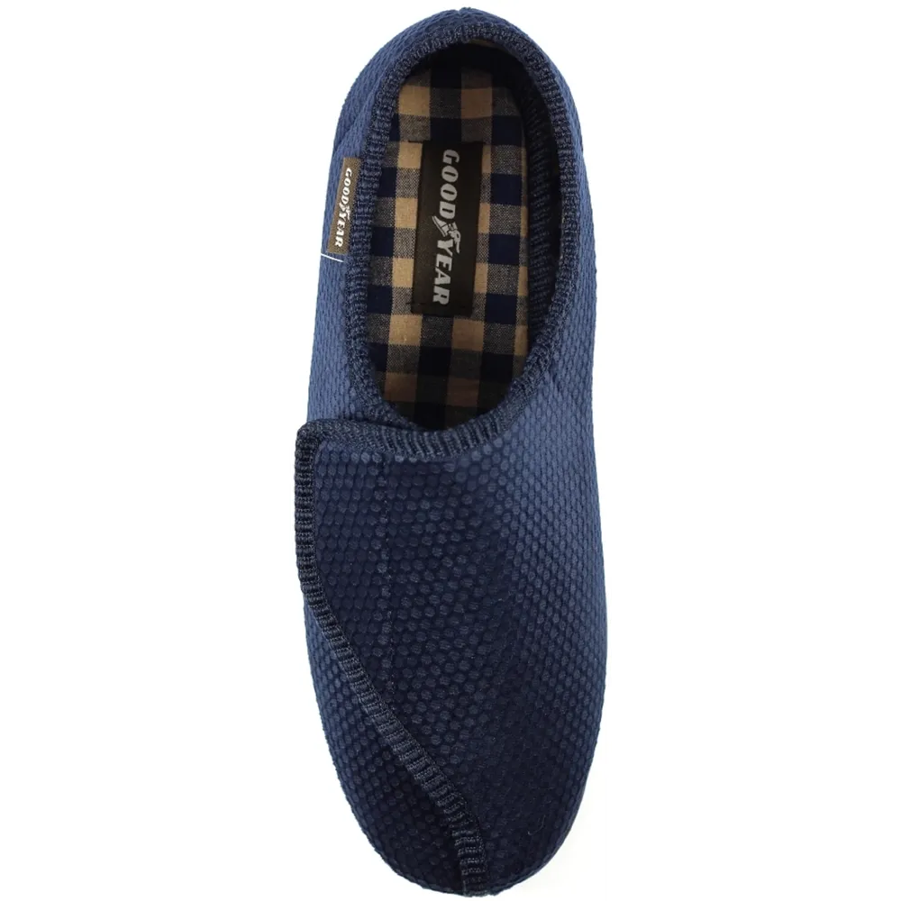 Lunar Goodyear Columbus II Navy Slippers