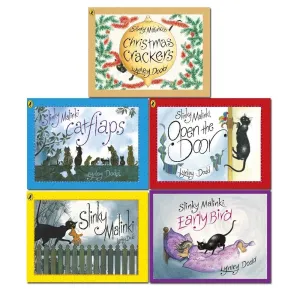 Lynley Dodd Slinky Malinki Hairy Maclary and Friends Series 5 Books Collection Set(Slinky Malinki)