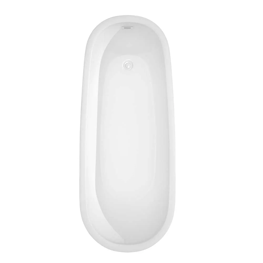Margaret 66 Inch Freestanding Bathtub in White
