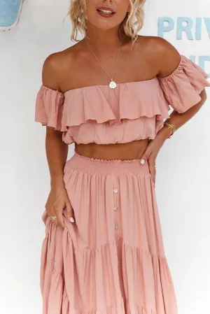 Mary Bloom Crop - Pink