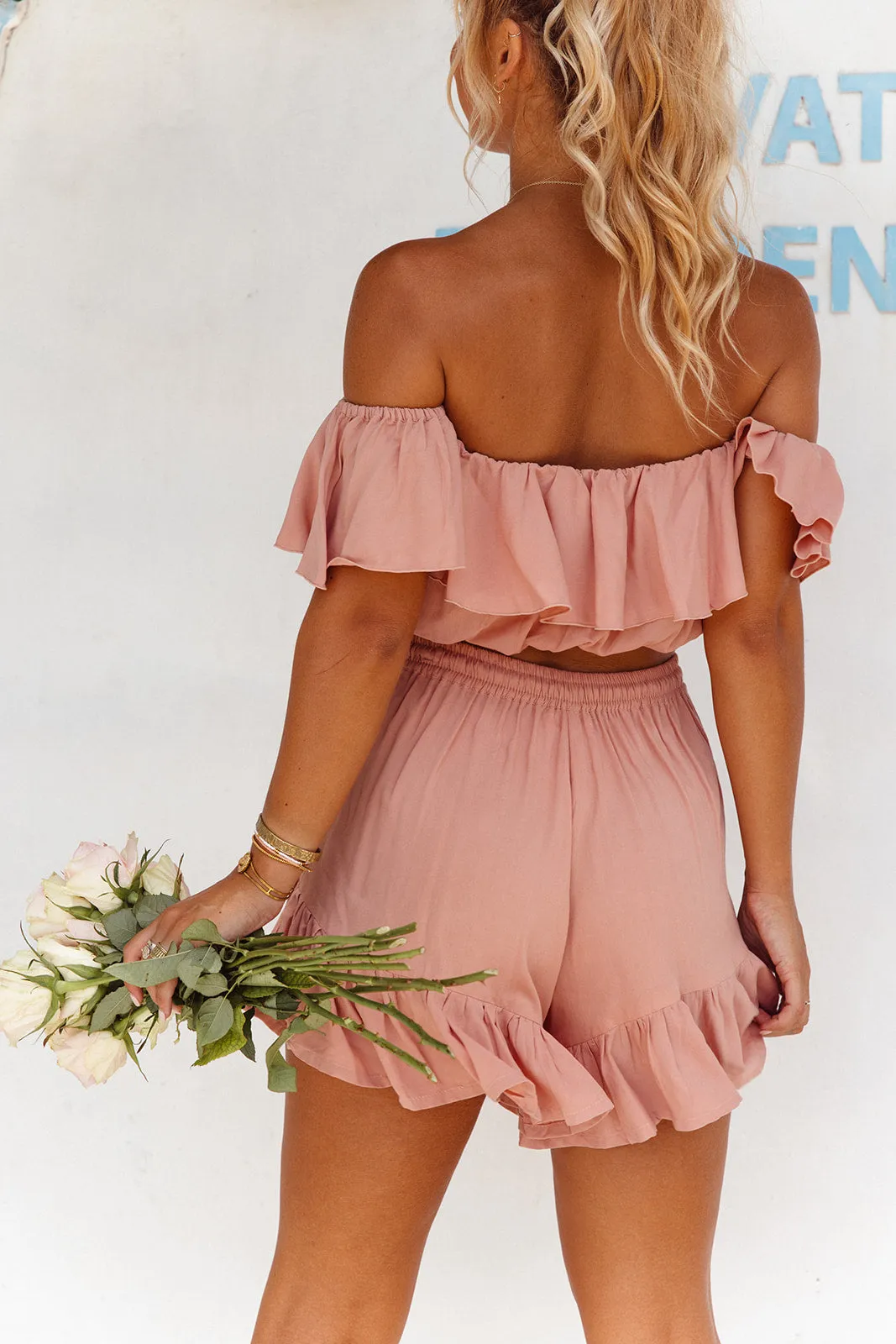 Mary Bloom Shorts - Pink