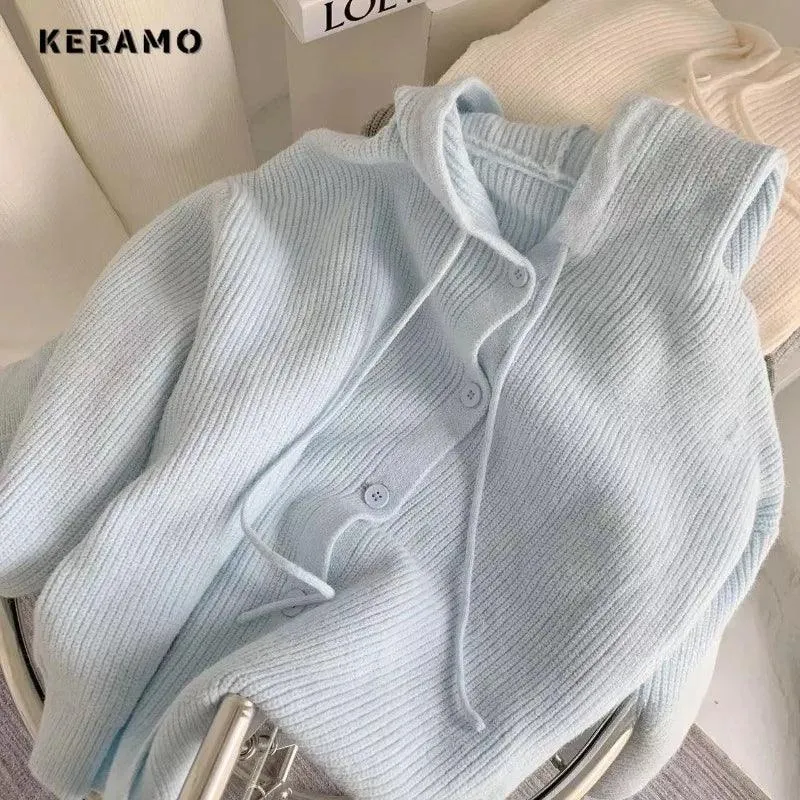 Mary Button Hoodie