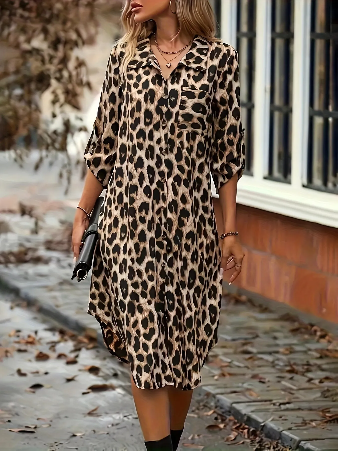 Mary | Elegant Shirt Dress for Women