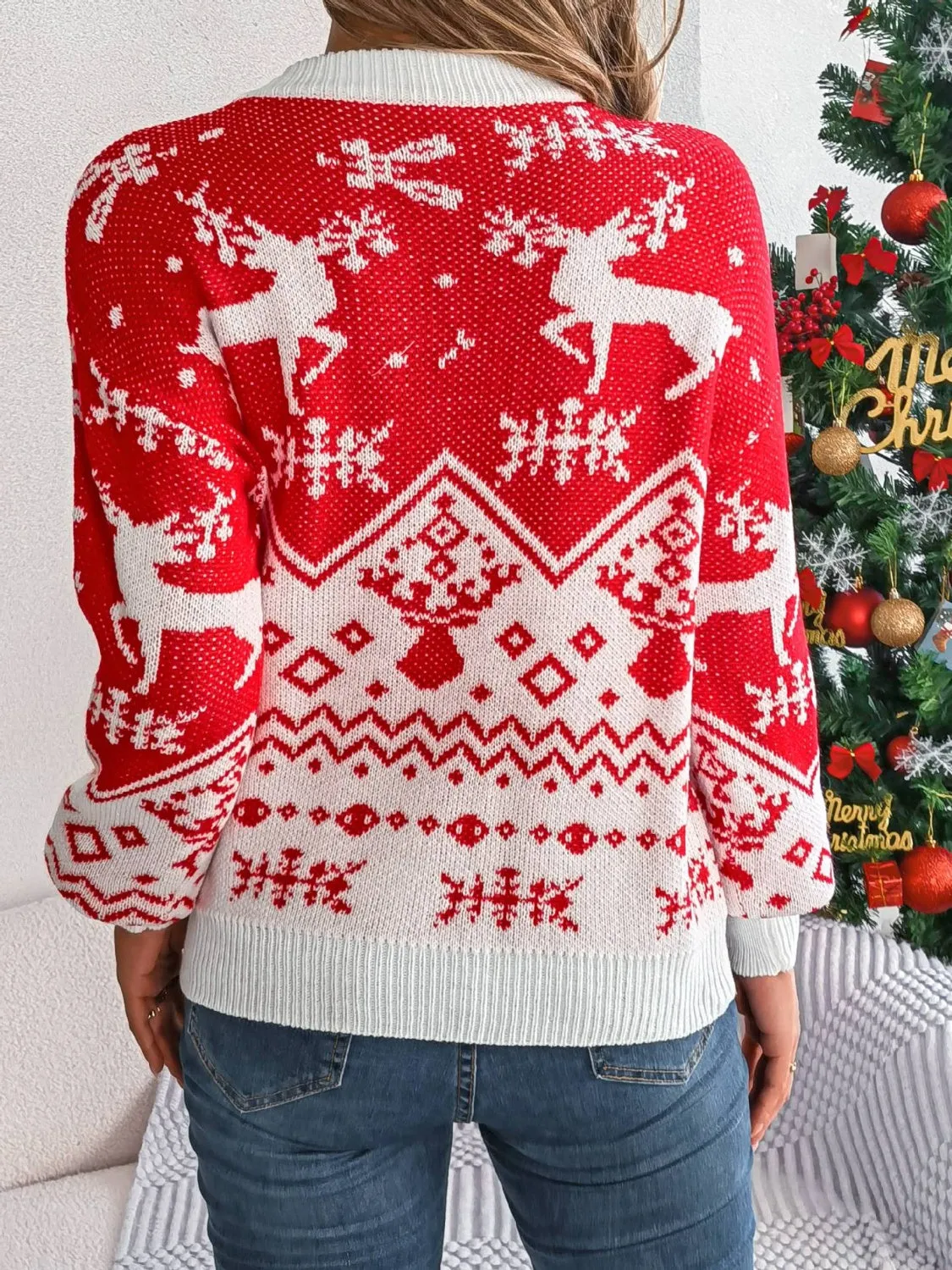 Mary - Festlicher Casual Winterpullover für Damen