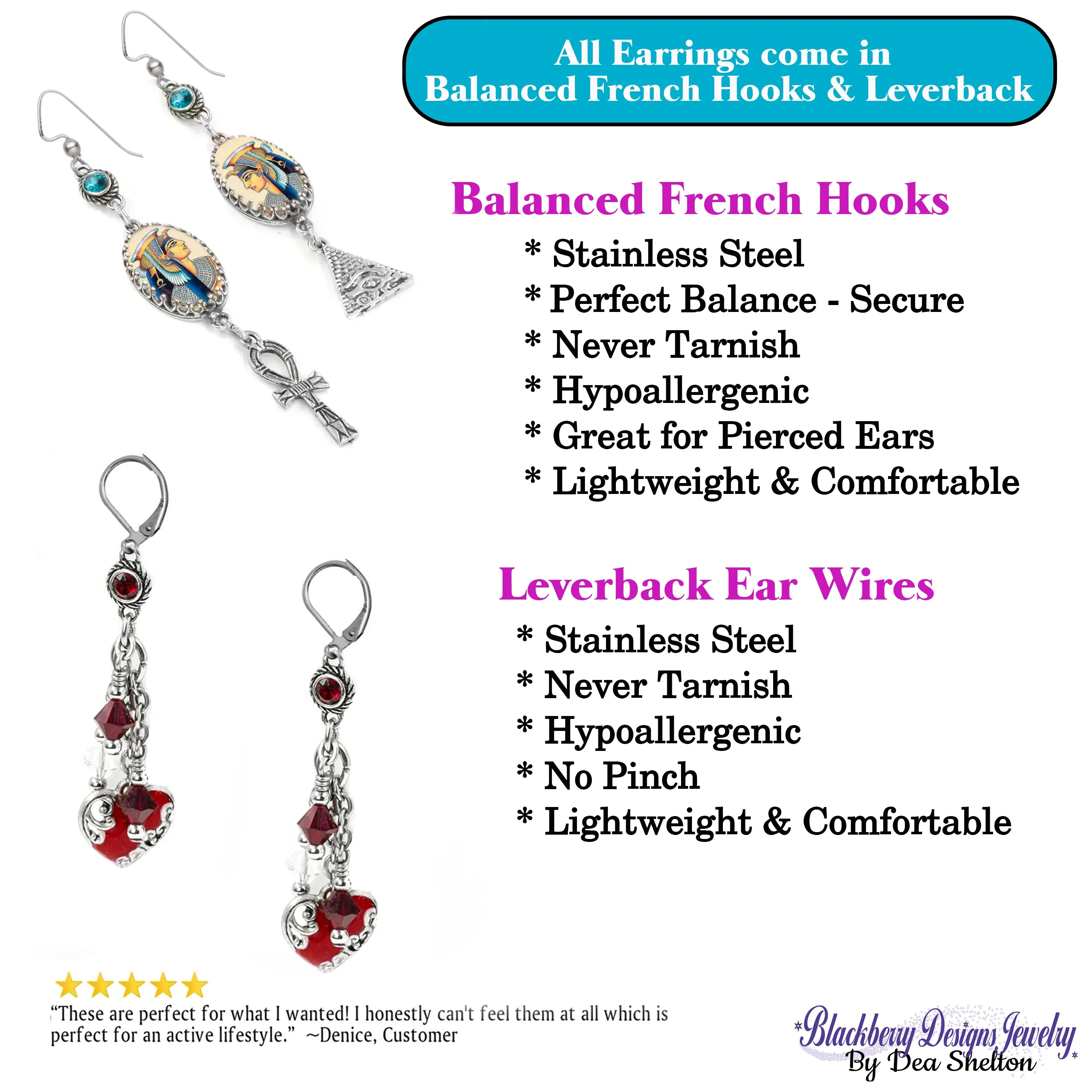 Mary Poppins Nanny Earrings