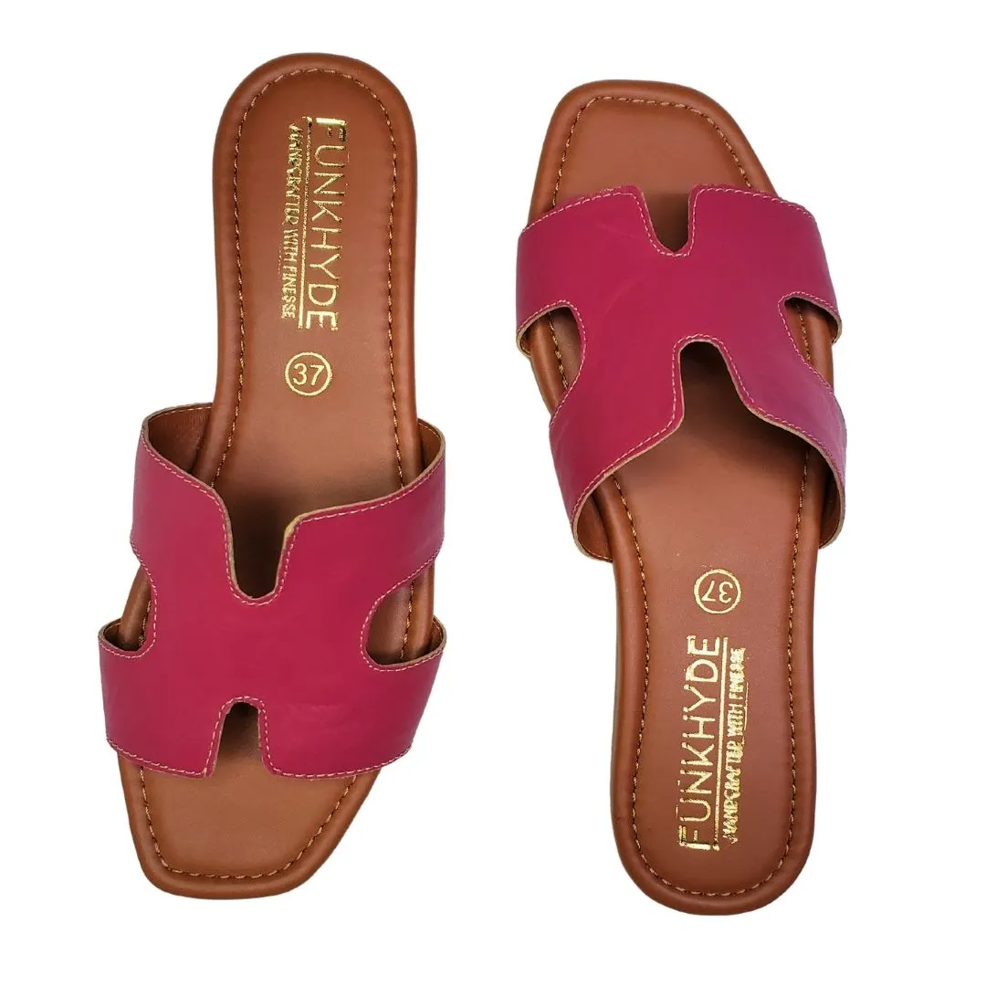 Mayna Pink Slipons