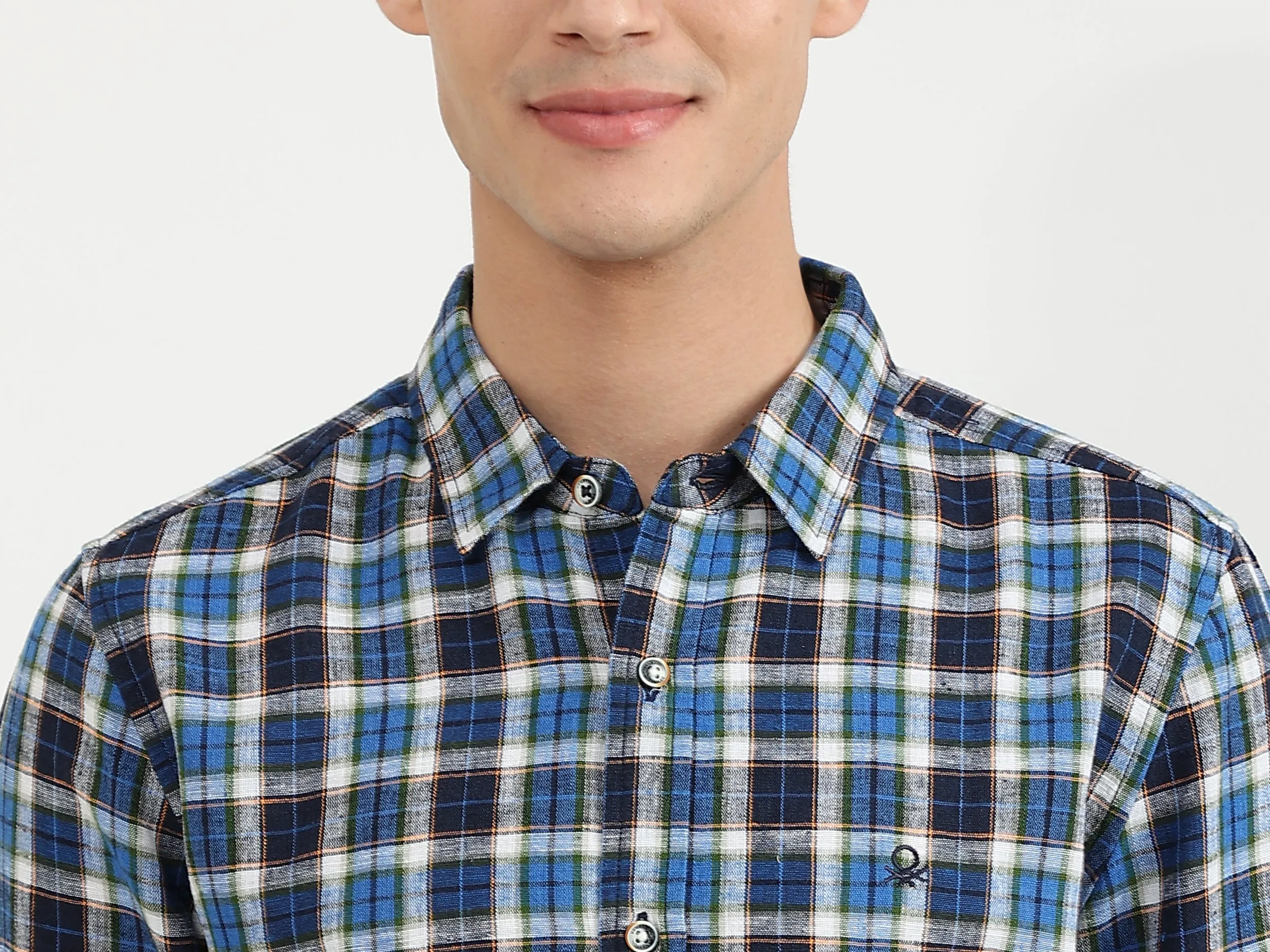 Mens Slim Fit Check Shirt