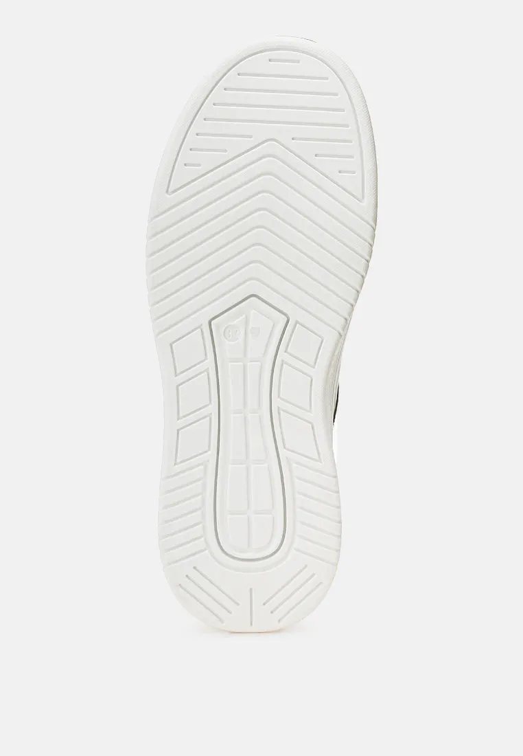 Metallic Paneling Platform Sneakers By MODE