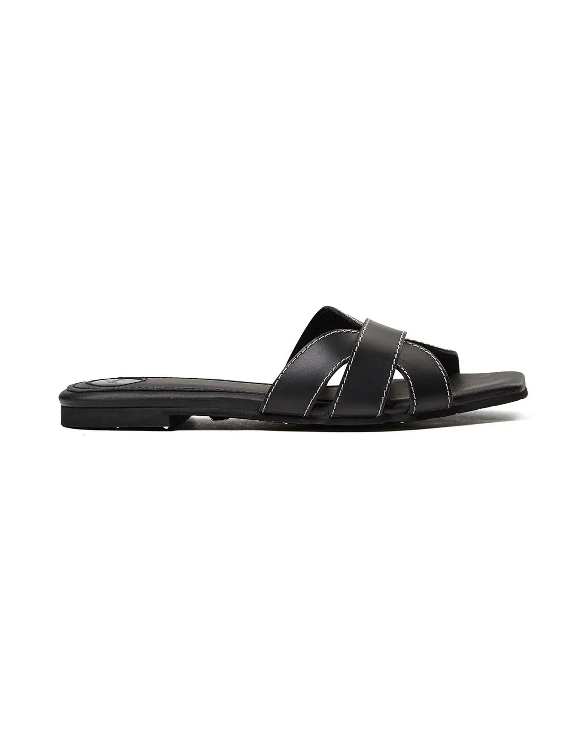 Mos Mosh Sicily Leather Contrast Slipper 163780