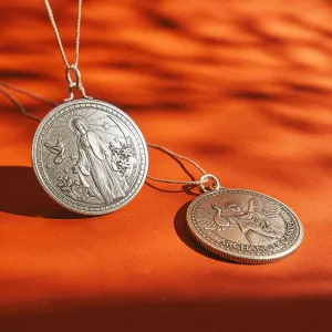 Mother Mary   Archangel Gabriel Guidance Necklace