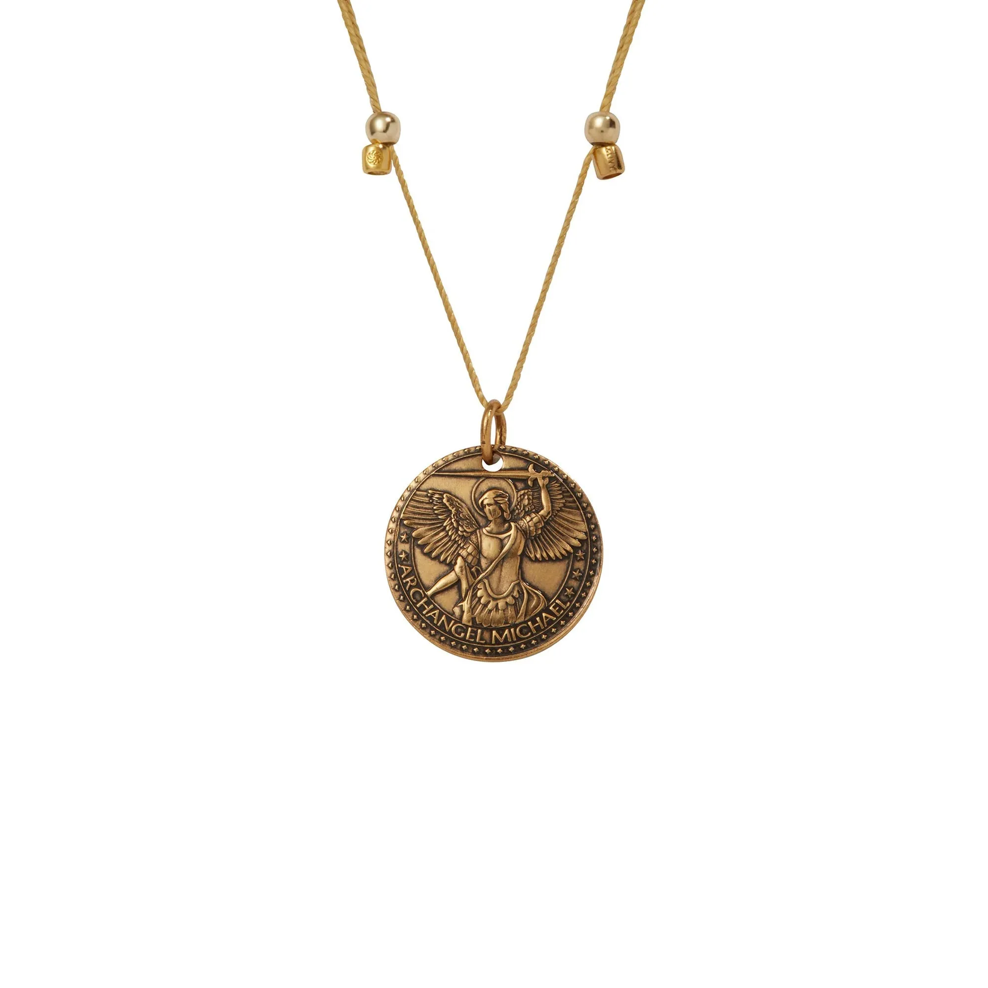 Mother Mary   Archangel Michael Protection Necklace