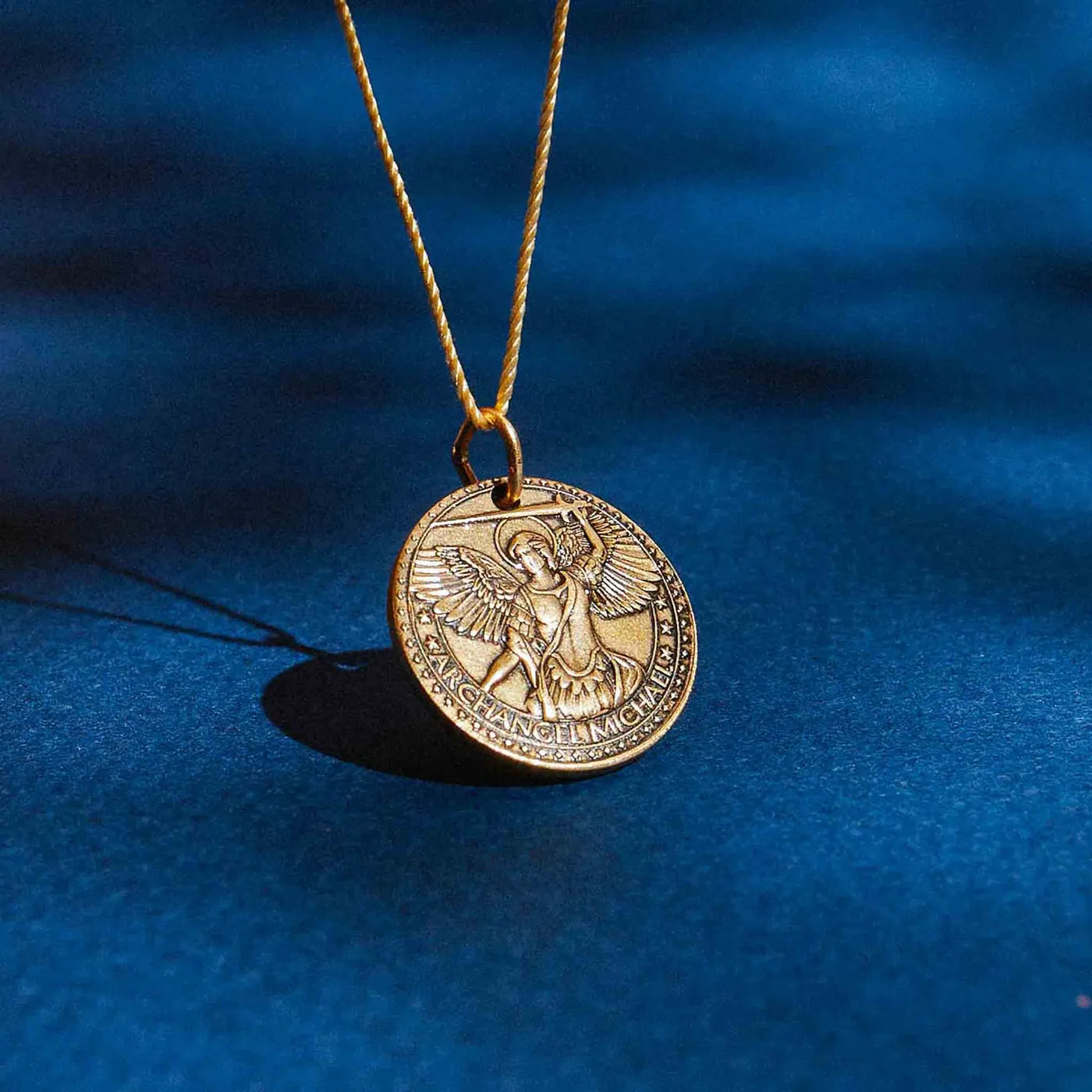 Mother Mary   Archangel Michael Protection Necklace