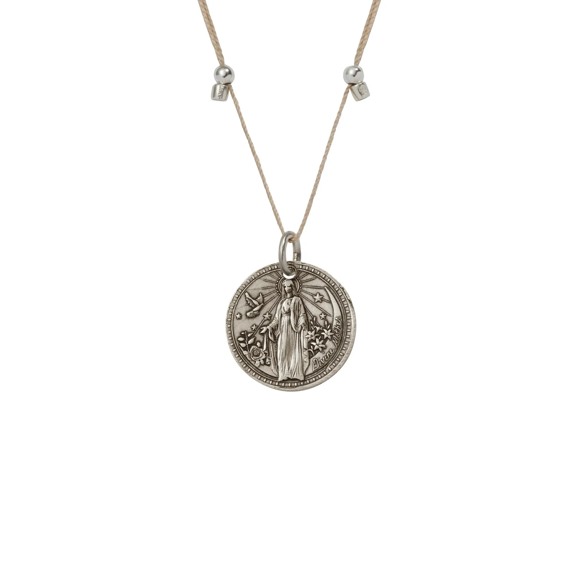 Mother Mary   Archangel Michael Protection Necklace