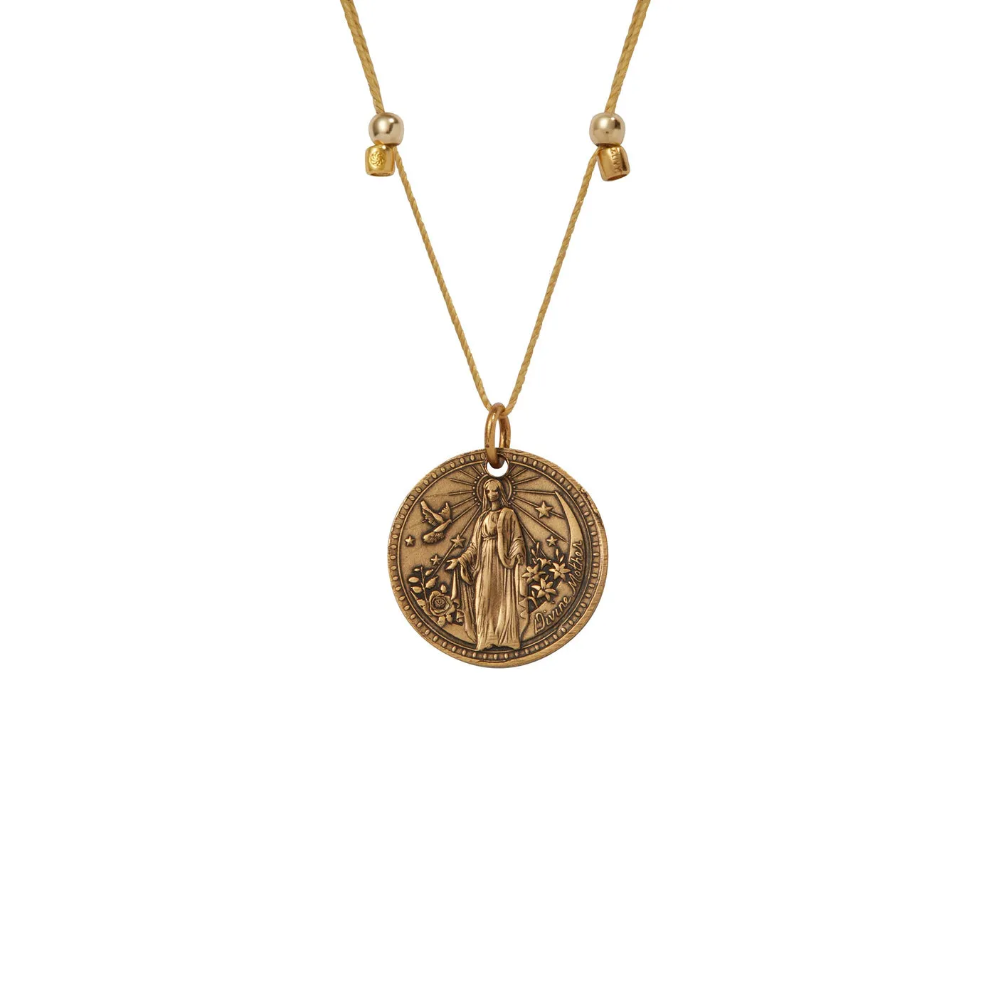Mother Mary   Archangel Raphael Healing Necklace