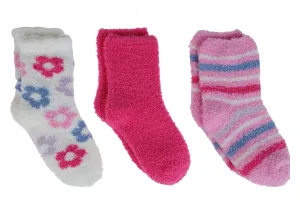 Multi Florals 3pk Cozy Slipper Socks