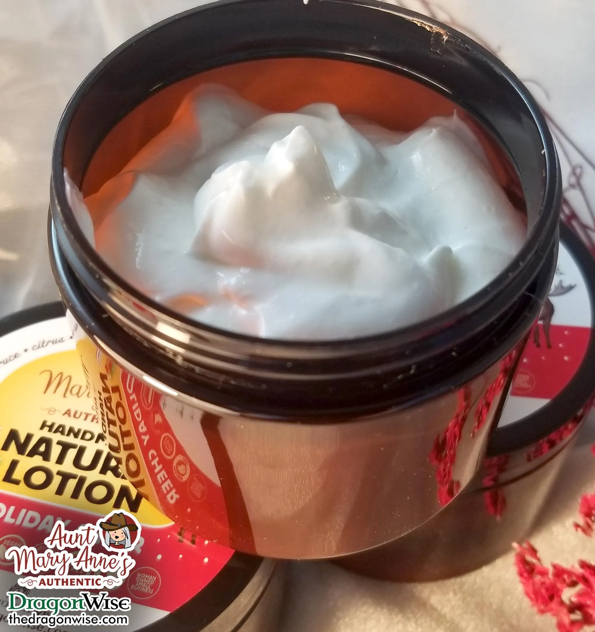 Natural Vegan Body Lotion, Holiday Cheer - Limited Edition